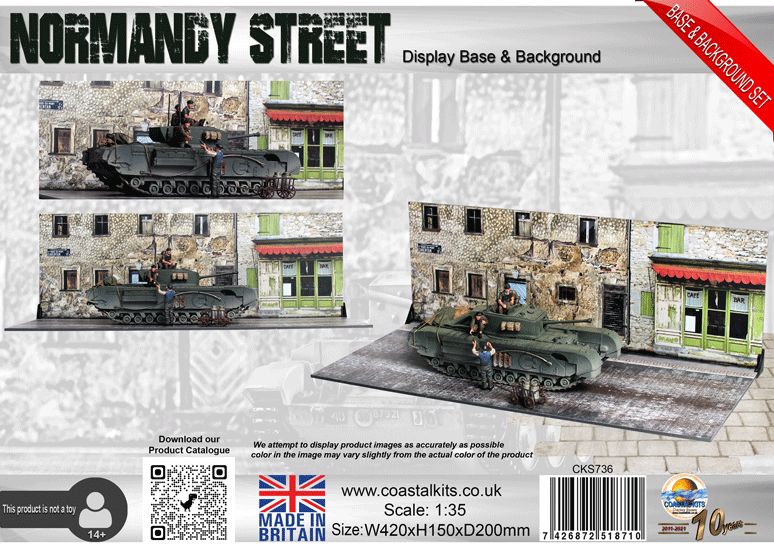 1:35 Normandy Street Base & Background