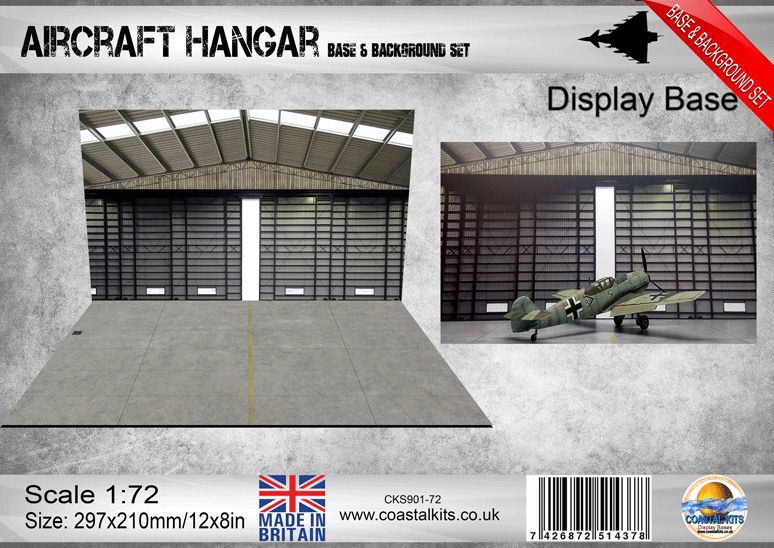 1:72 Hangar Base & Background