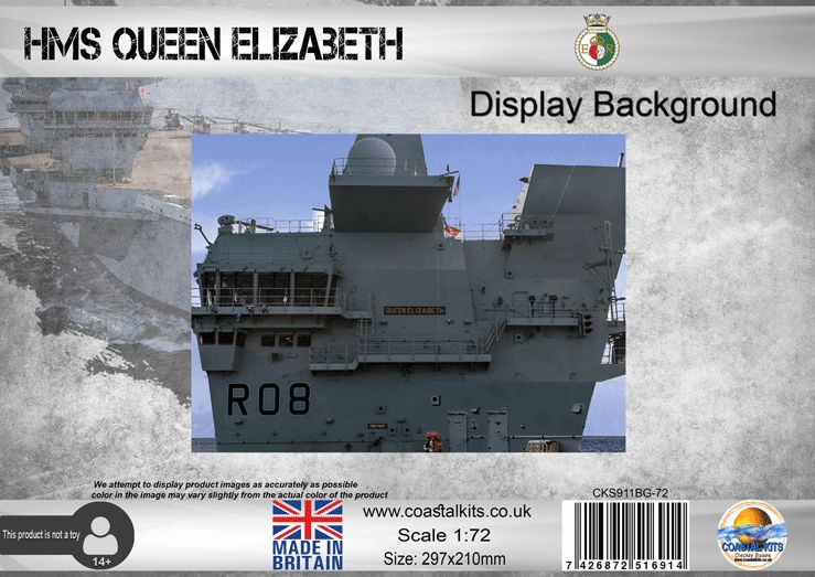 1:72 HMS Queen Elizabeth Background