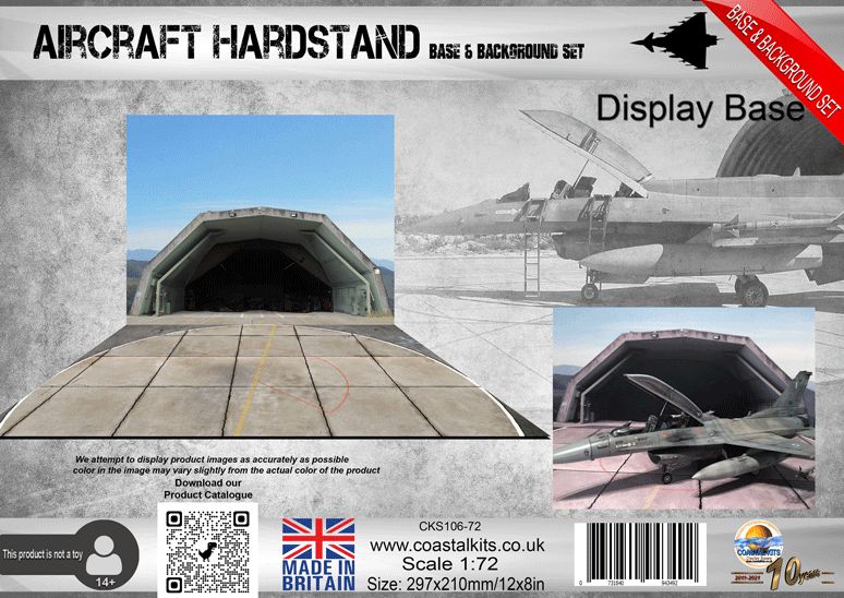 1:72 Aircraft Hardstand with Background