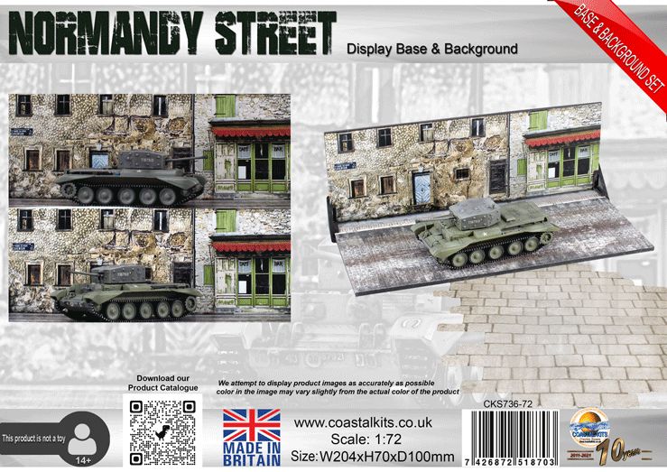 1:72 Normandy Street Base & Background