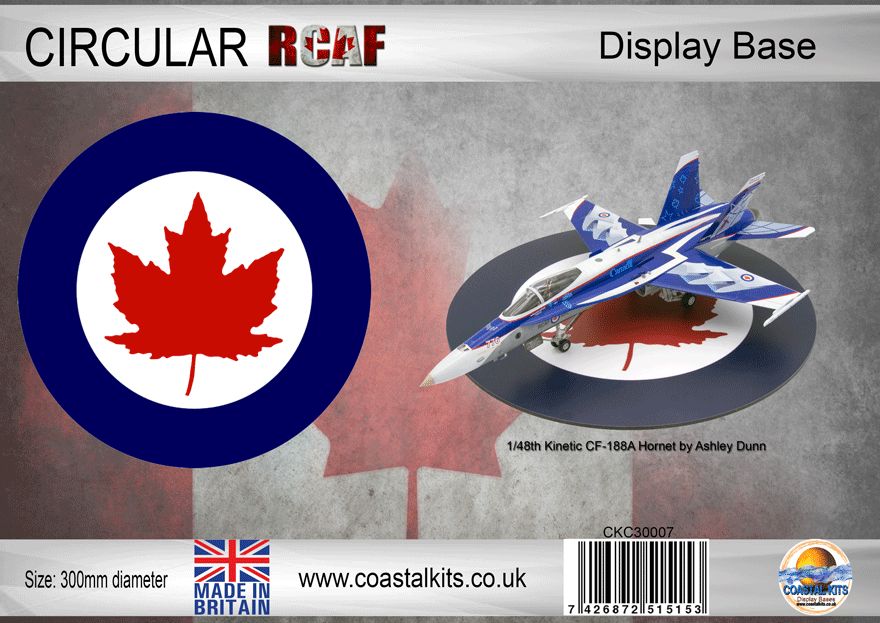 Large Circular Display Base RCAF