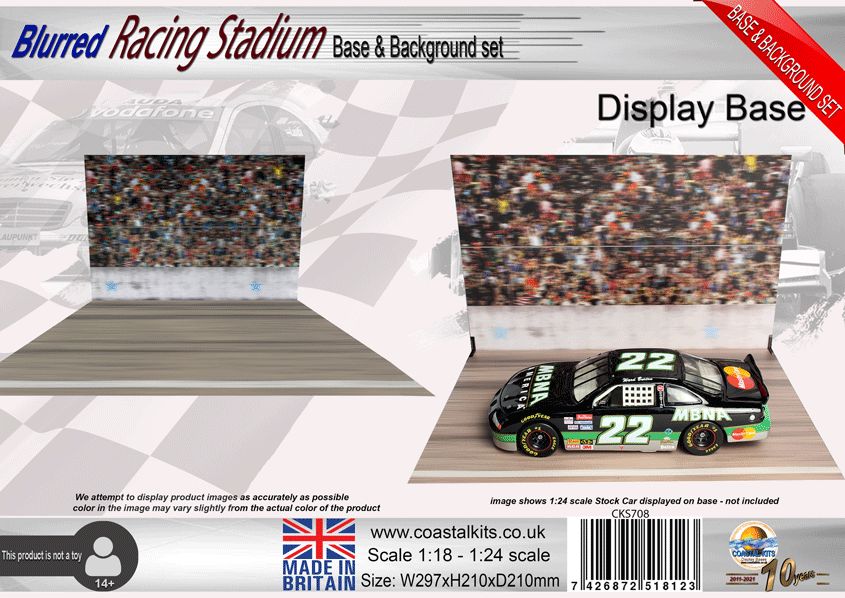 Blurred Racing Stadium Base & Background set