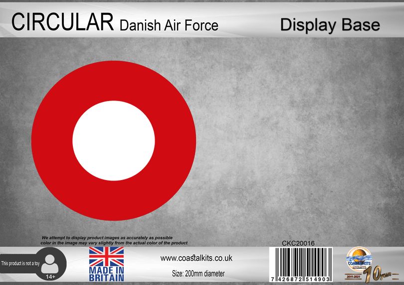 Circular Display Base Danish Air Force