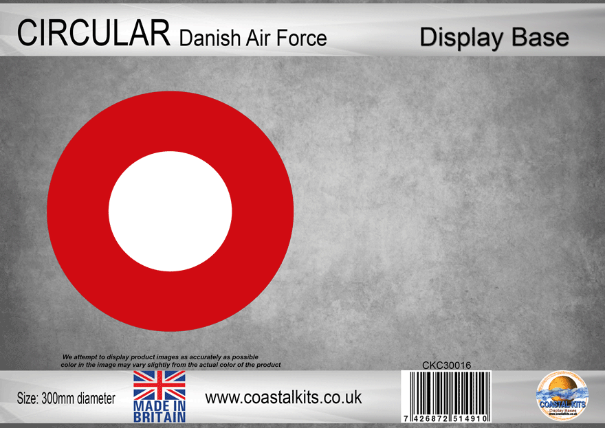 Circular Display Base Danish Air Force