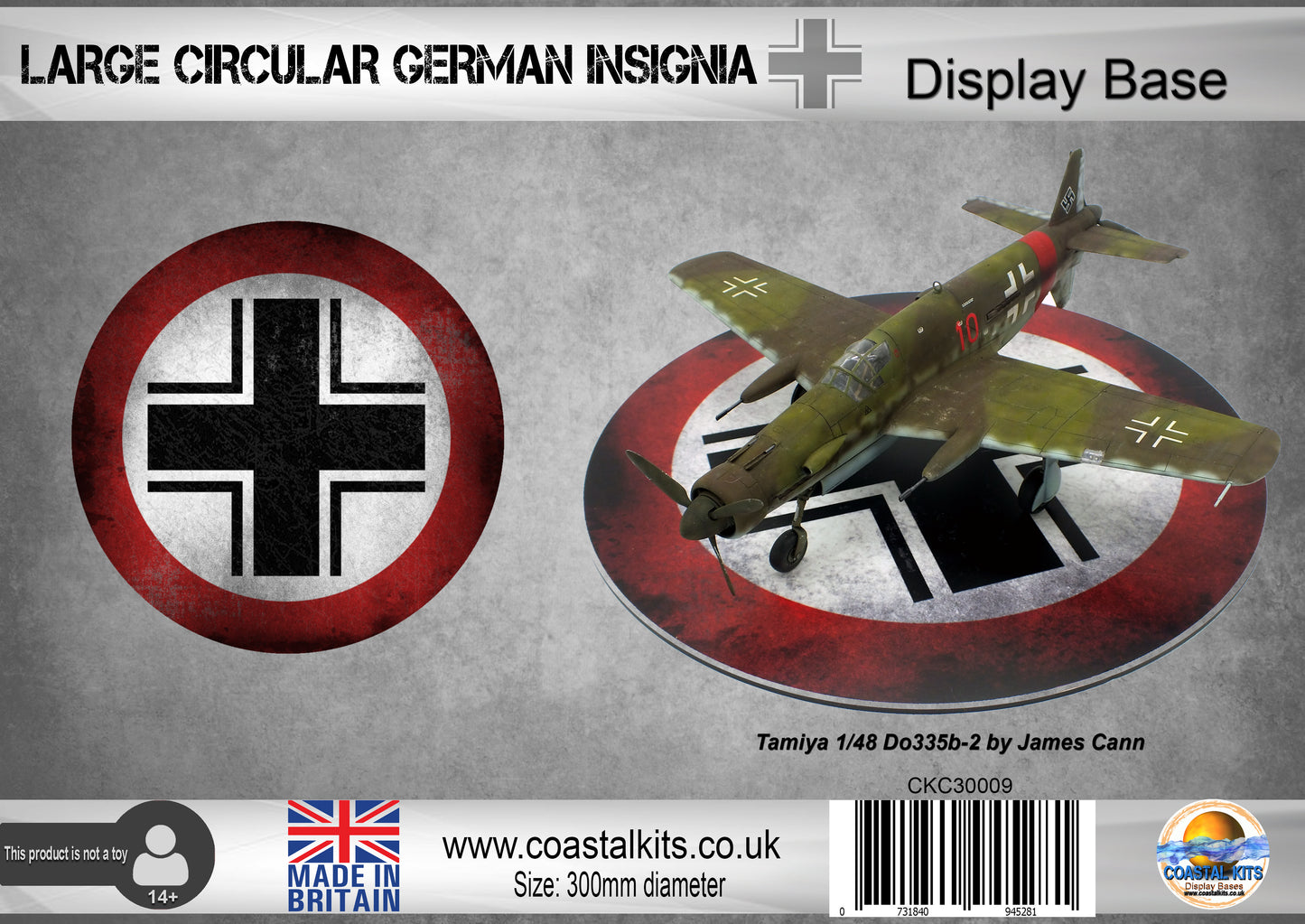 Large Circular German Insignia Display Base