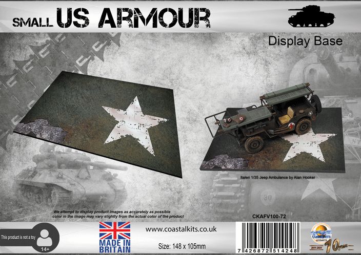 Small US Armour Display Base