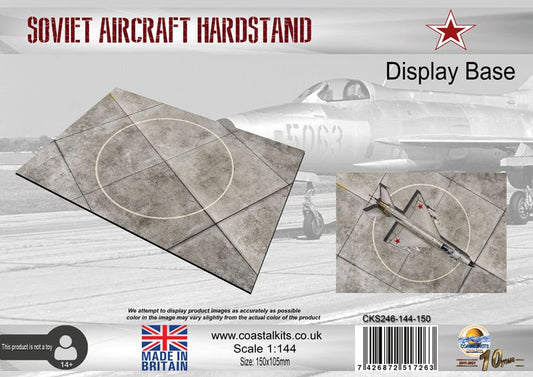 1:144 Soviet Aircraft Hardstand 150x105mm