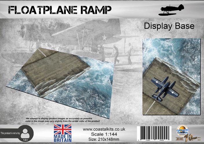 Float Plane Ramp 1:144 Floatplane Ramp – Coastal Display Bases