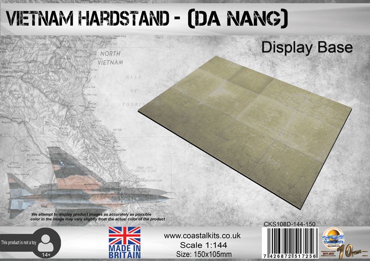 1:144 Vietnam Hardstand - (Danang) 150 x 105mm