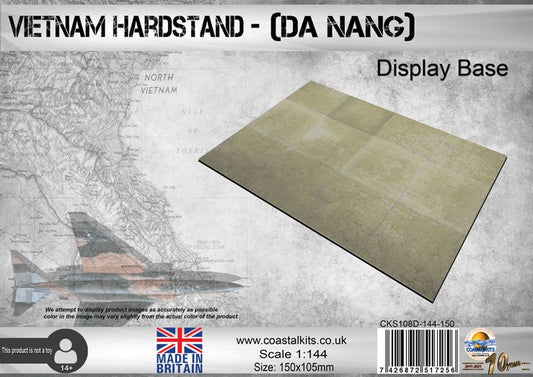 1:144 Vietnam Hardstand - (Danang) 150 x 105mm