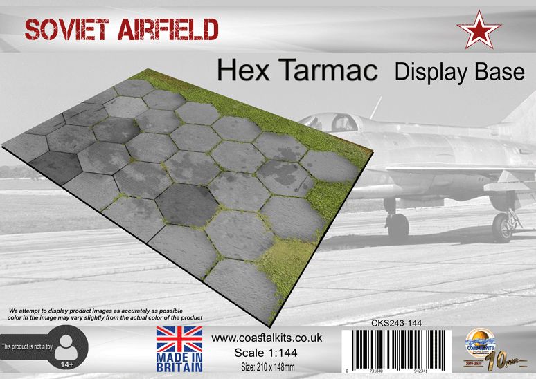 1:144 Soviet Airfield Hex Tarmac