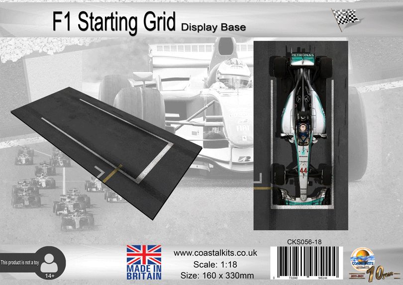 1:18 F1 Starting Grid