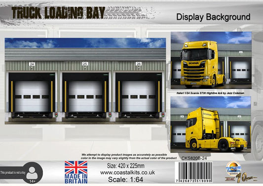 1:24 Truck Loading Bay Display Background