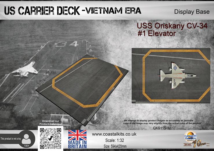 1:32 US Carrier Deck  - Vietnam Era - CV-34