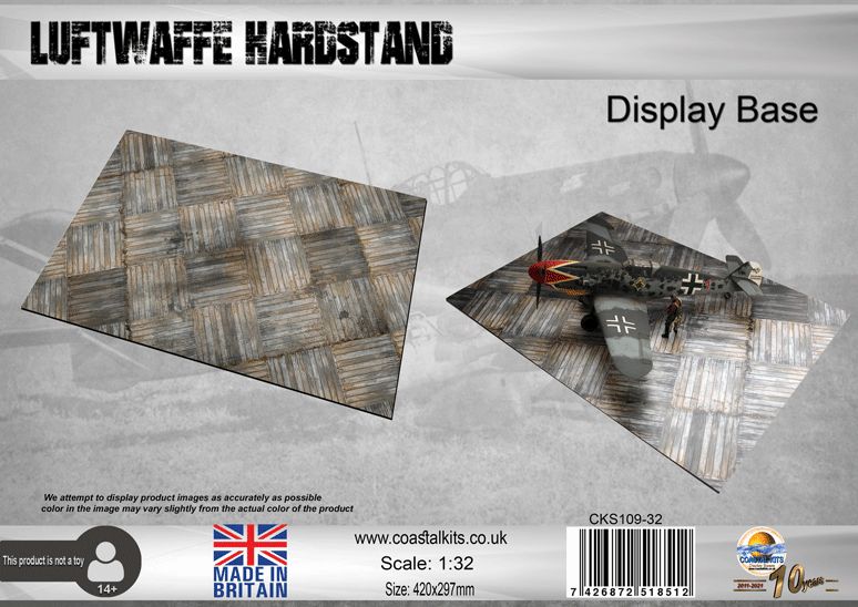1:32 Luftwaffe Hardstand – Coastal Display Bases