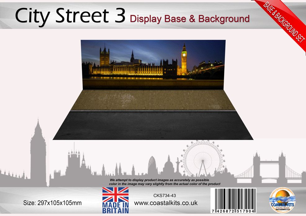 1-43 City Street Base & Background 3 – Coastal Display Bases