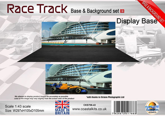 1:43 Race Track Base &amp; Background 03