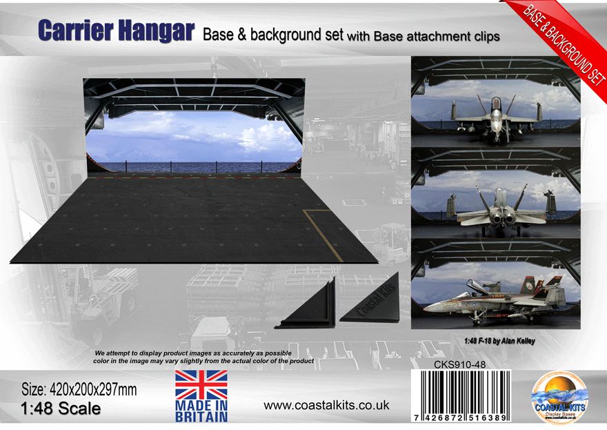 1:48 Carrier Hangar Base &amp; Background