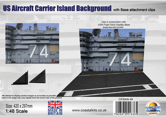 1:48 US Aircraft Carrier Island Background