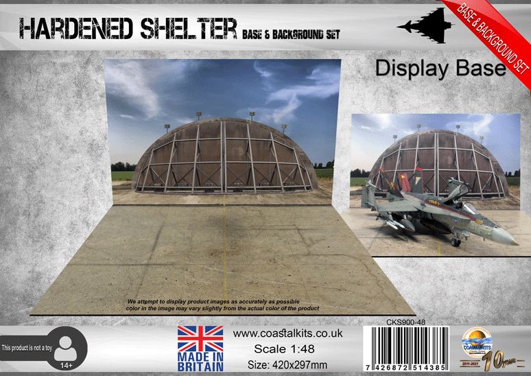 1:48 Hardened Shelter Base &amp; Background