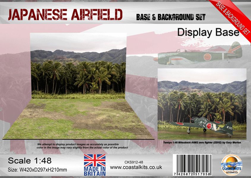 1:48 Japanese Airfield Base &amp; Background