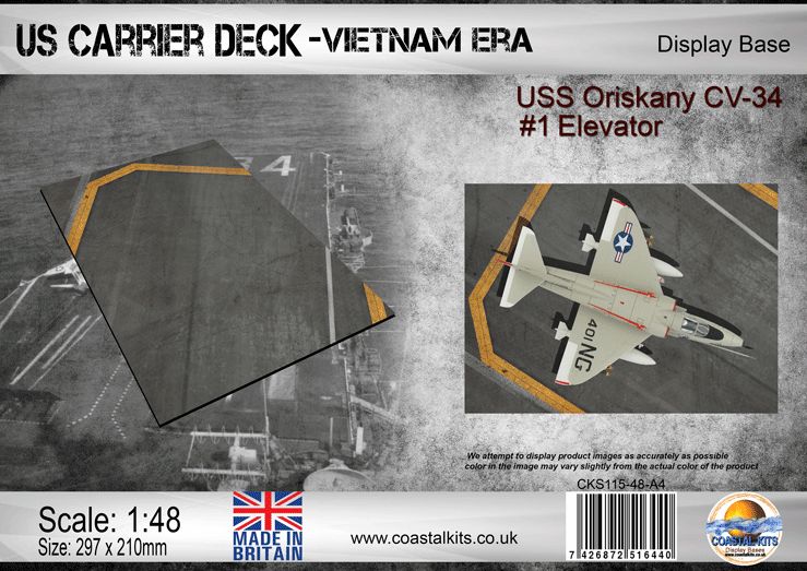 1:48 US Carrier Deck  - Vietnam Era - CV-34 297x210mm
