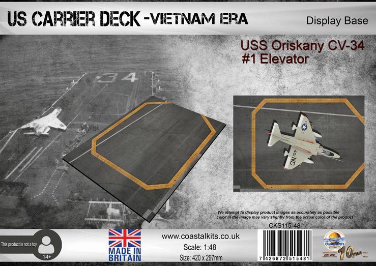 1:48 US Carrier Deck  - Vietnam Era - CV-34