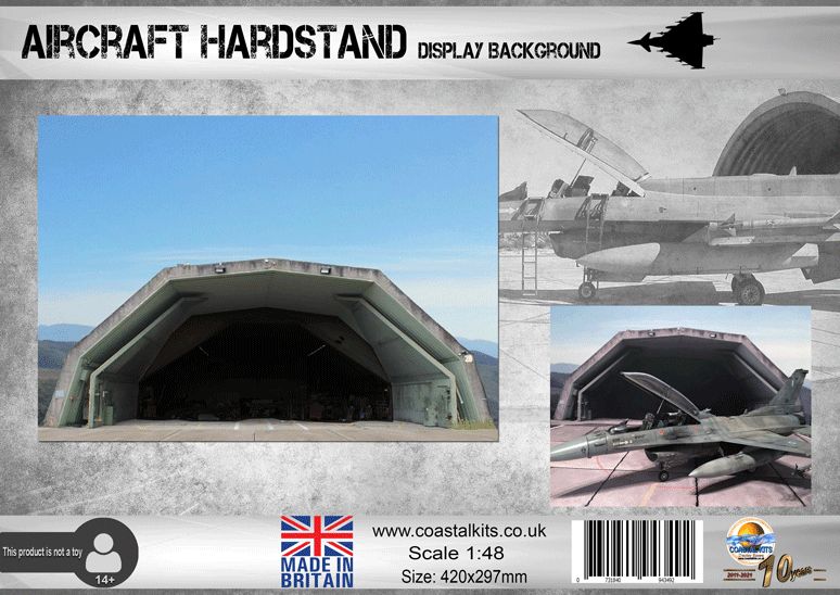 1:48 Hardened Aircraft Shelter Background