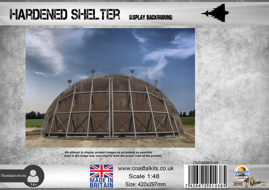 1:48 Hardened Aircraft Shelter Background