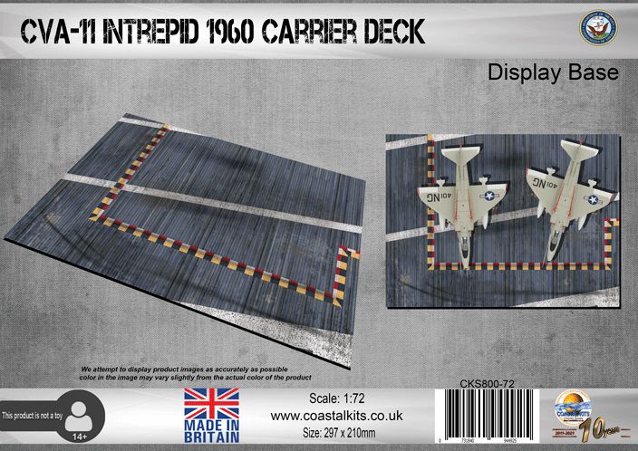 1:72 CVA11 Intrepid 1960 Carrier Deck