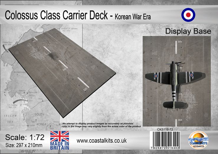 1:72 Colossus Class Carrier Deck Korea
