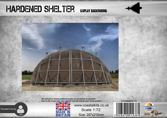 1:72 Hardened Aircraft Shelter Background