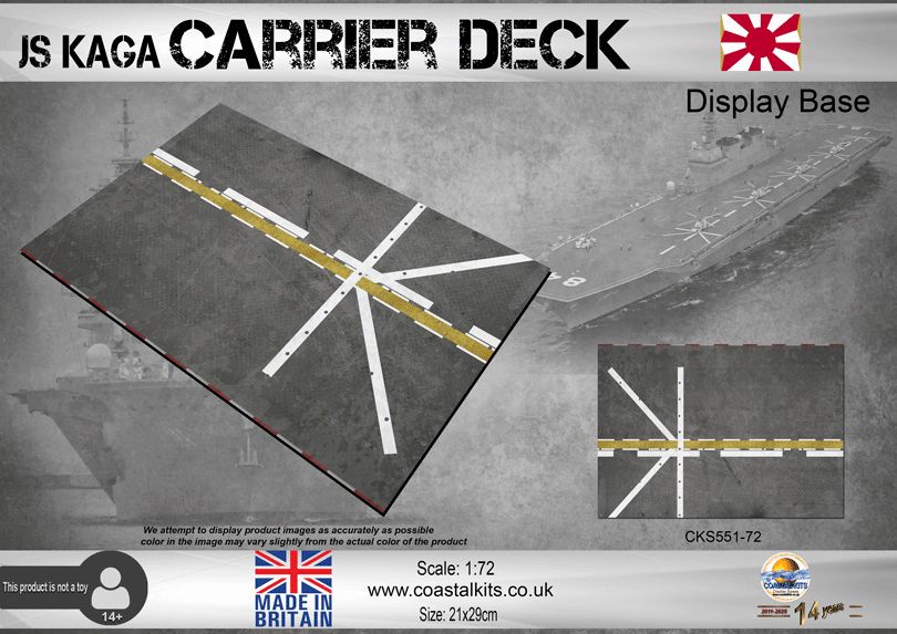 1:72 JS Kaga Carrier Deck Display Base