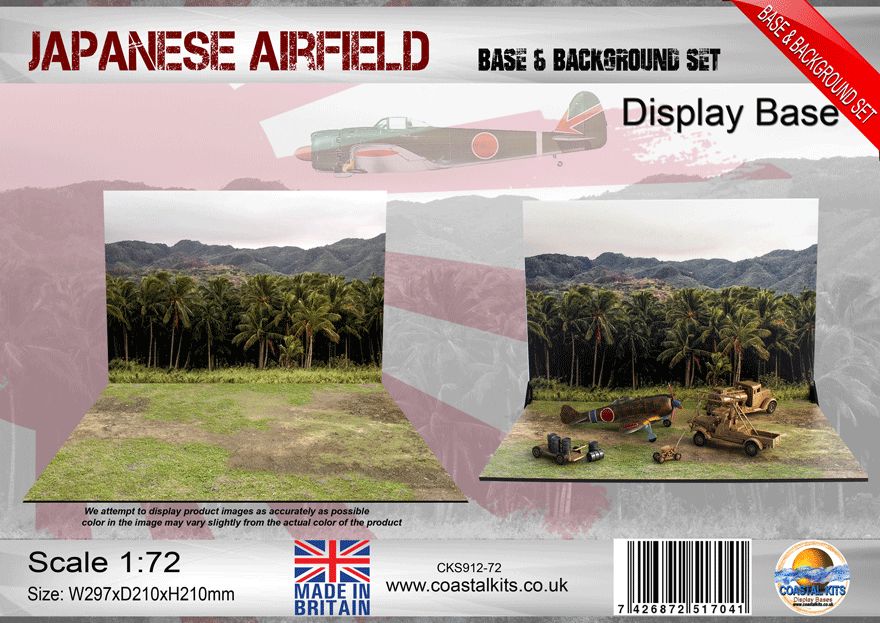 1:72 Japanese Airfield Base &amp; Background