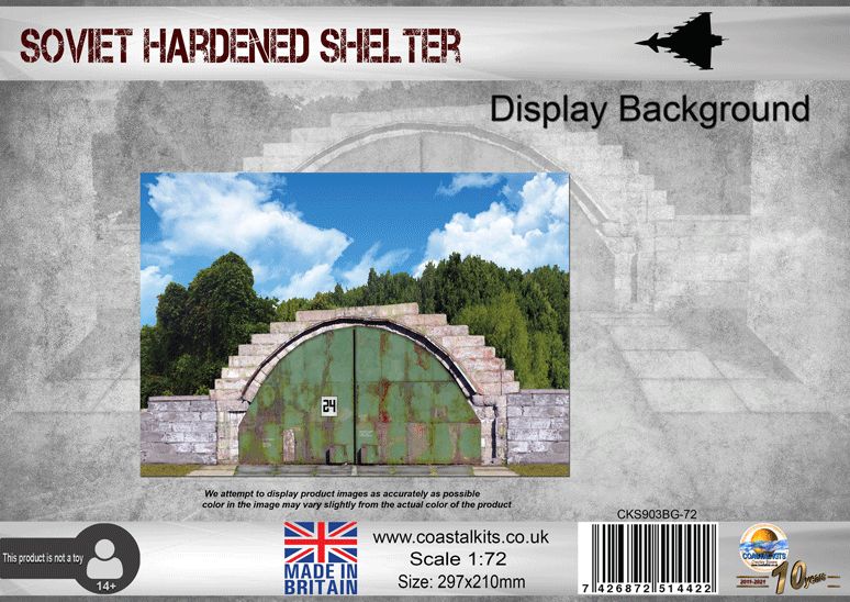 1:72 Soviet Hardened Shelter Background