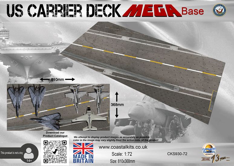 1:72 Scale US Carrier Deck MEGA Base