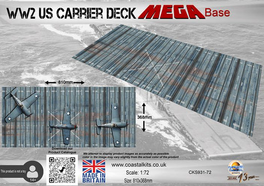 1:72 Scale WW2 US Carrier Deck MEGA Base
