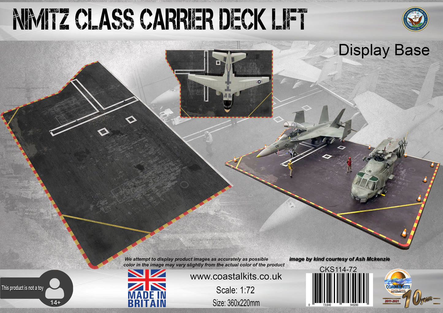 1:72 Scale Nimitz Class Carrier Deck Lift