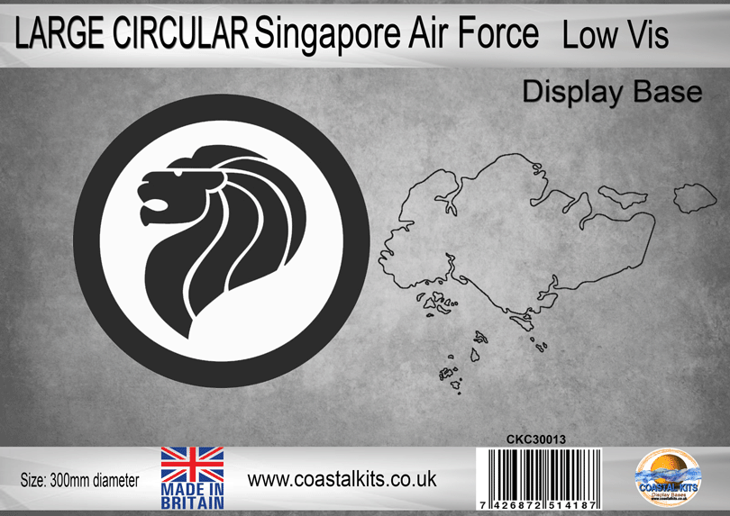 Circular Display Base Singapore Air Force Low Vis