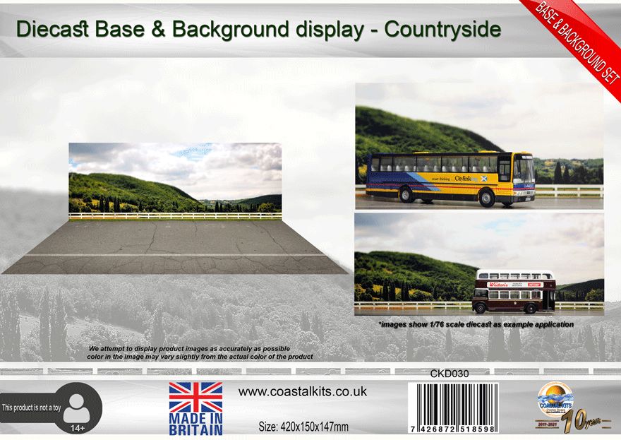 Diecast Countryside Base &amp; Background 