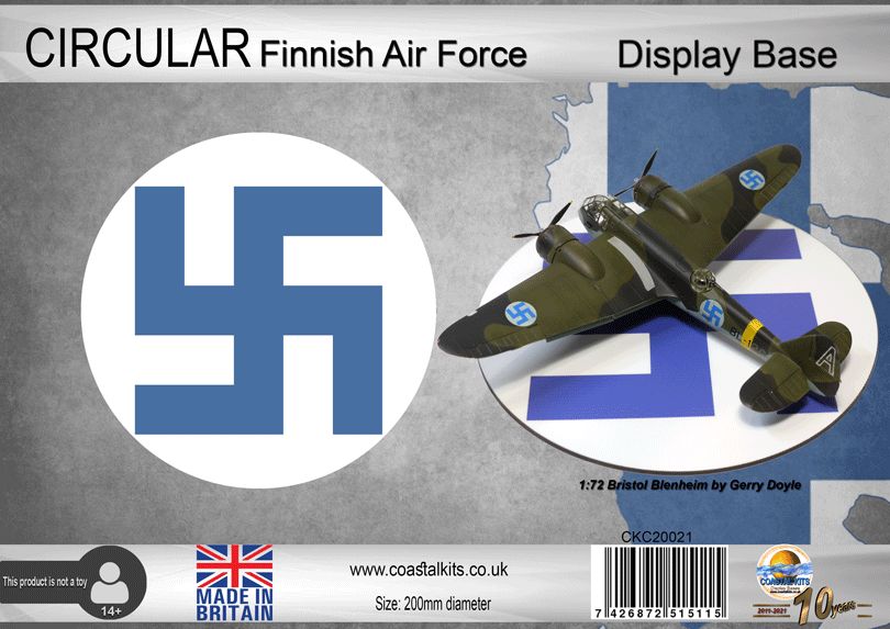 Circular Display Base Finnish Air Force