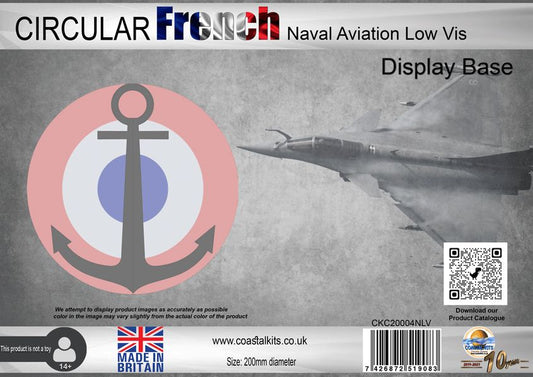 Circular Display Base French Naval Aviation Low Vis