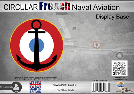 Circular Display Base French Naval Aviation