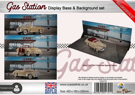 Gas Station Base &amp; Background