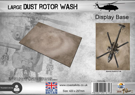 Large Dust Rotor Wash Display Base