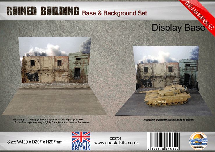Ruined Building Base &amp; Background Set