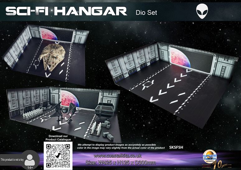 Sci-Fi Hangar Dio set