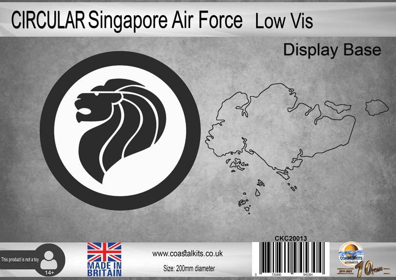Circular Display Base Singapore Air Force Low Vis