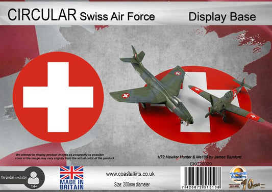 Circular Display Base Swiss Air Force